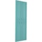 Ekena Millwork True Fit PVC Cedar Park Fixed Mount Shutters, Pure Turquoise, 18W x 42H, PR TFP001CP18X042PT - alternate 9